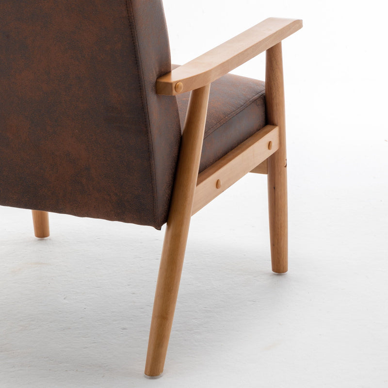 Wide Arm Chair - Brown by HouseOfZazla