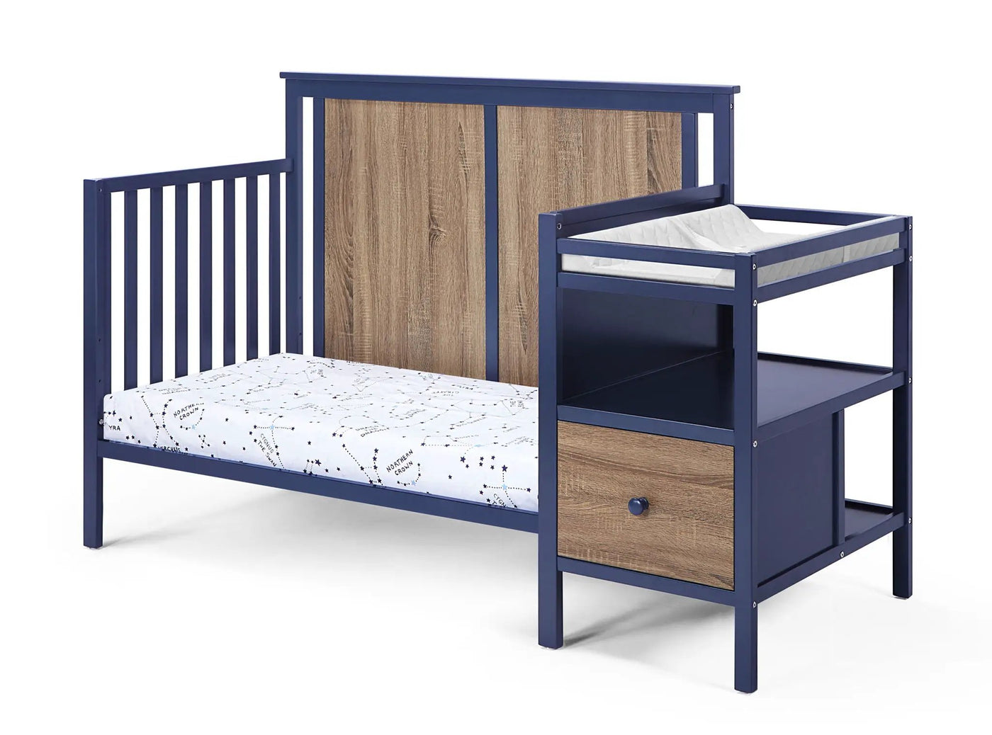 Connelly - 4-in-1 Crib and Changer Combo by Unique Piece Furniture