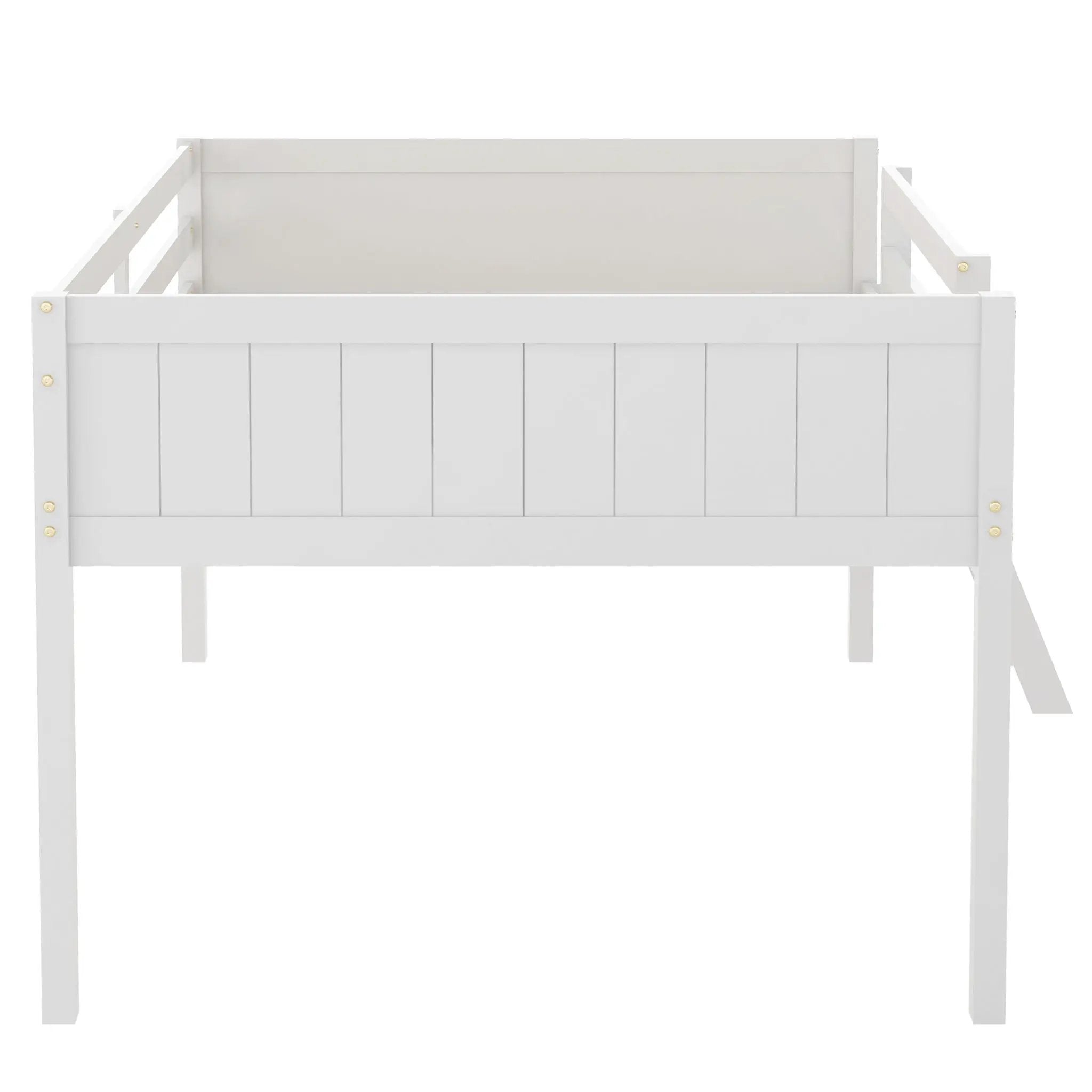Low Loft Bed With Adjustable Ladder by Unique Piece Furniture