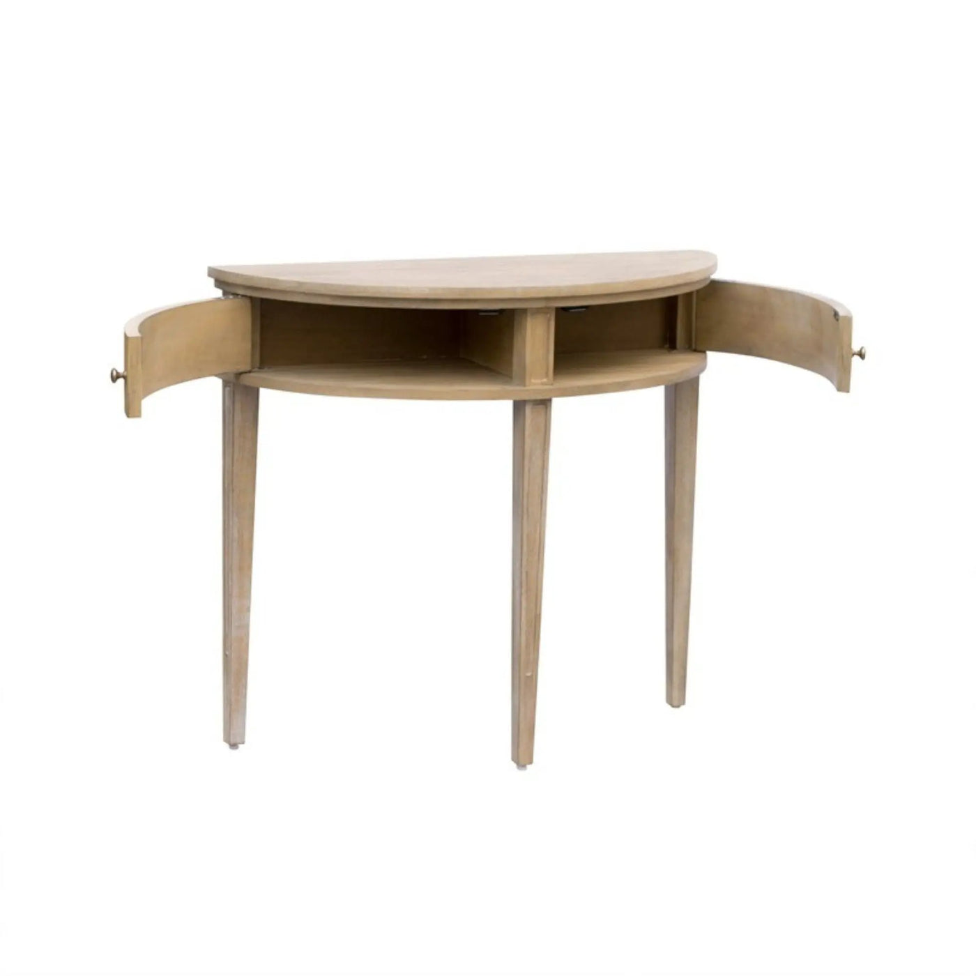 Vintage Inspired Storage Console Table With Fluted Doors by HouseOfZazla
