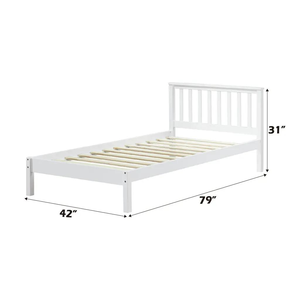 Freya - Twin Bed - White by Unique Piece Furniture