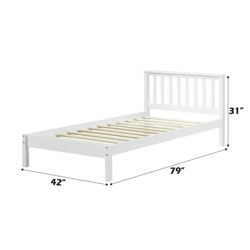 Freya - Twin Bed - White by Unique Piece Furniture