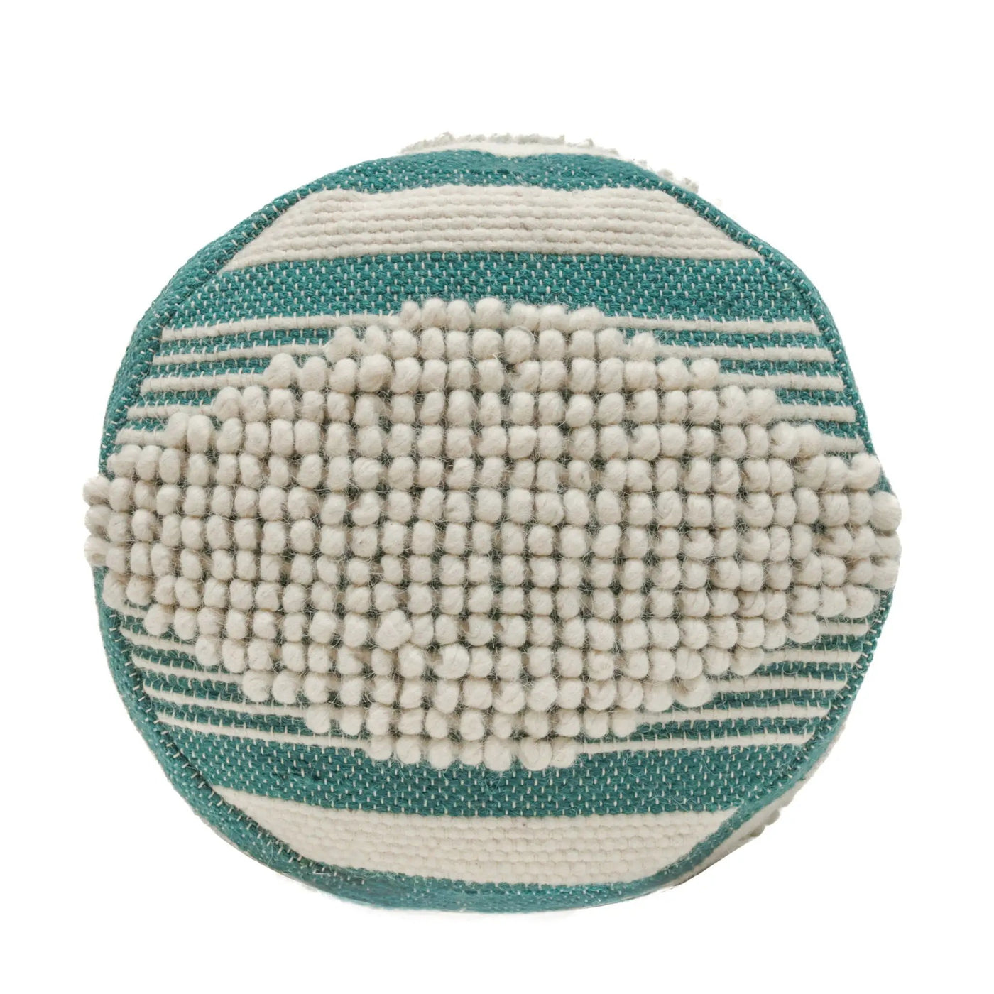 Diamond - Handcrafted Cylindrical Pouf by HouseOfZazla