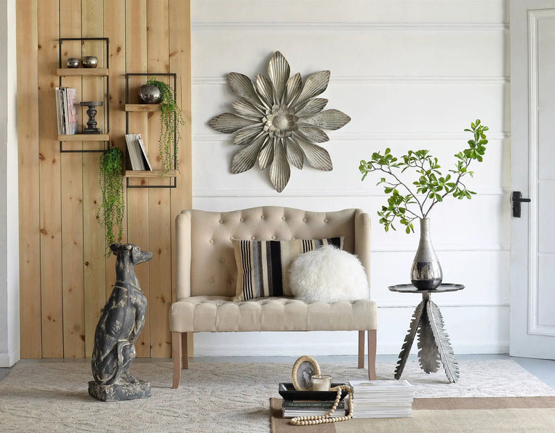 Leaf Side Table - Silver by HouseOfZazla