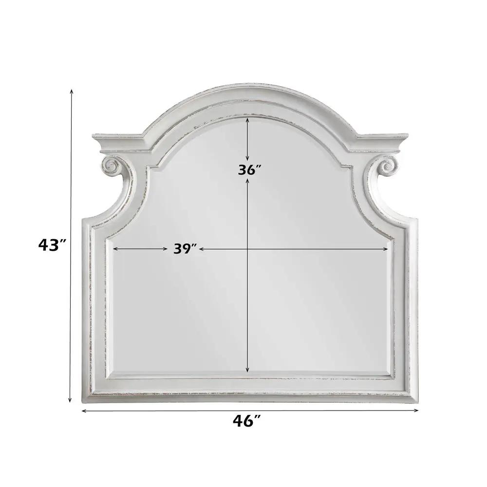 Florian - Mirror - Antique White by Unique Piece Furniture