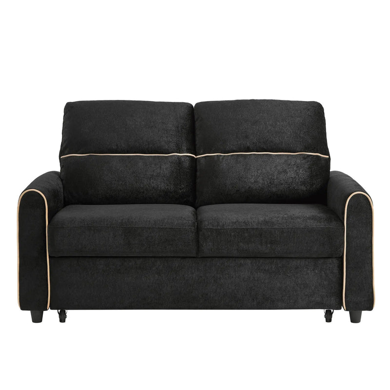 Pull Out Sofa Bed With Adjustable Backrest And USB Charging Ports by HouseOfZazla