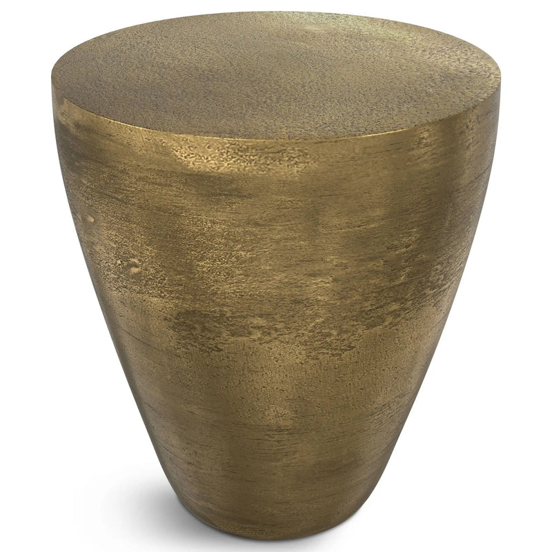 Cavan - Cast Aluminum Side Table - Antique Brass by Unique Piece Furniture