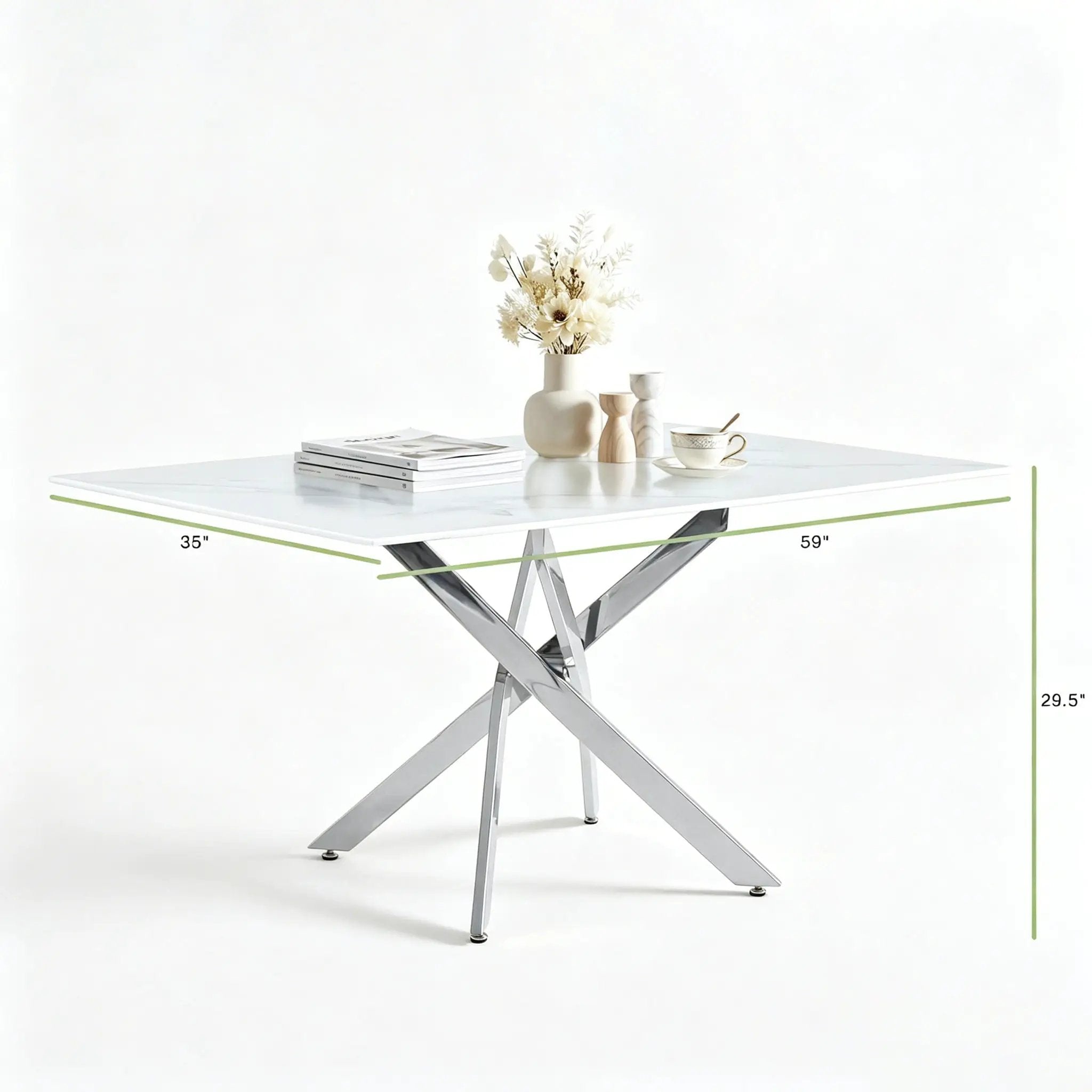 Modern Rectangular Table For Dining Room by Unique Piece Furniture