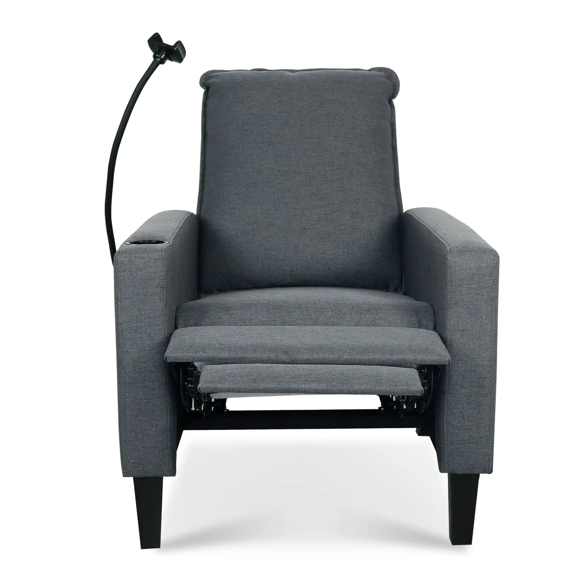 Recliner Chairs For Adults, Adjustable Recliner Sofa With Mobile Phone Holder & Cup Holder, Modern Reclining Chairs Fabric Push Back Recliner Chairs For Living Room, Bedroom by HouseOfZazla