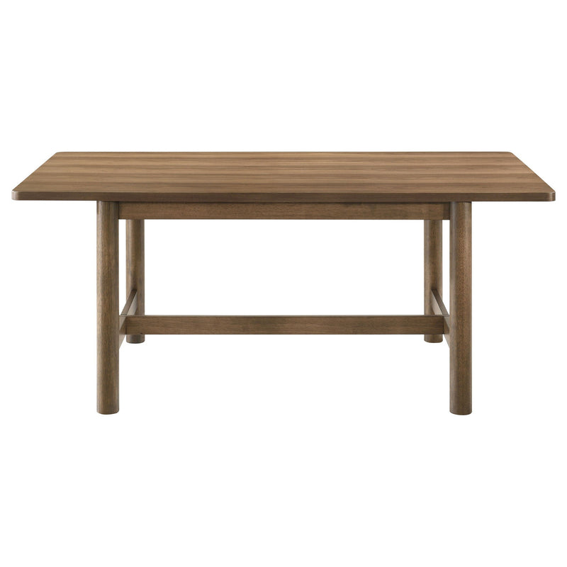 Crestmore 71-inch Rectangular Wood Dining Table Walnut by Unique Piece Furniture
