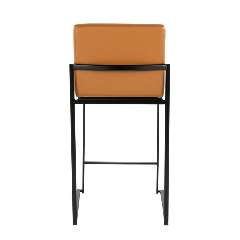 Fuji - Contemporary High Back Barstool Elegant Design by HouseOfZazla