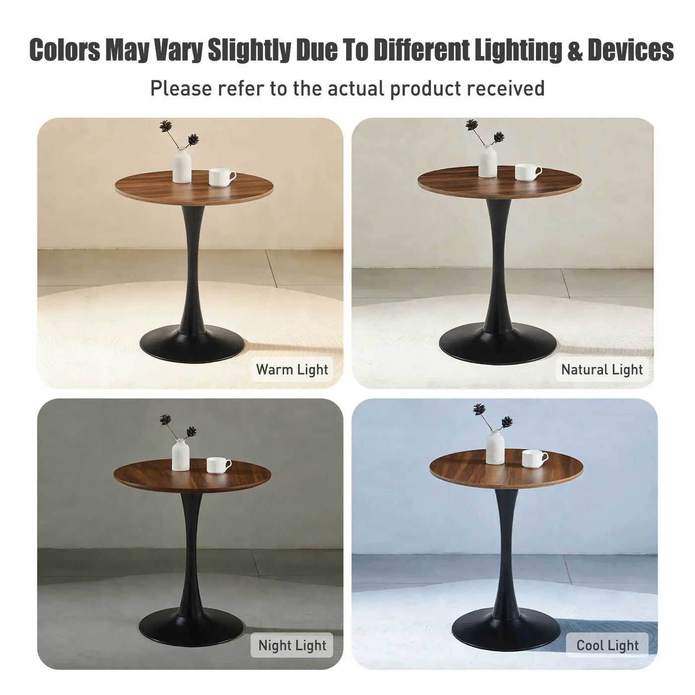 Round Dining Table With Tulip Style Base by HouseOfZazla