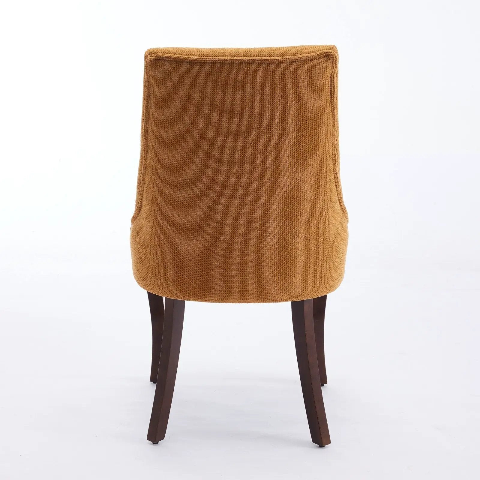 Set of 2 Rayon Cloth Flocking Linen Dining Chairs by BLAKHOM