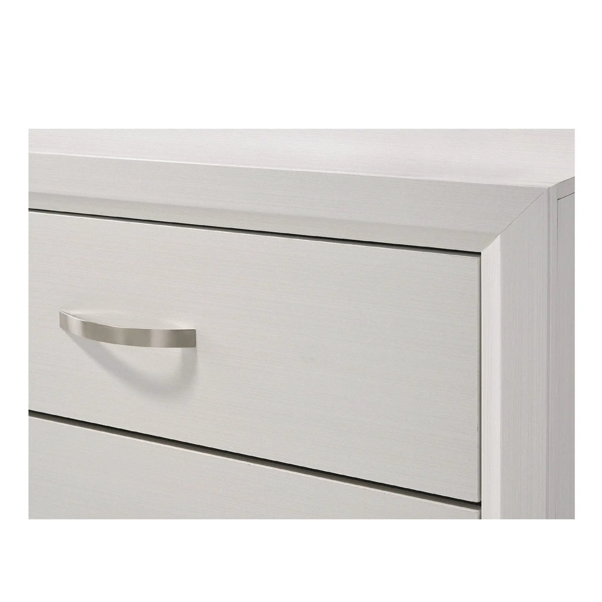 Contemporary 6 Drawer Dresser With Handles by Unique Piece Furniture