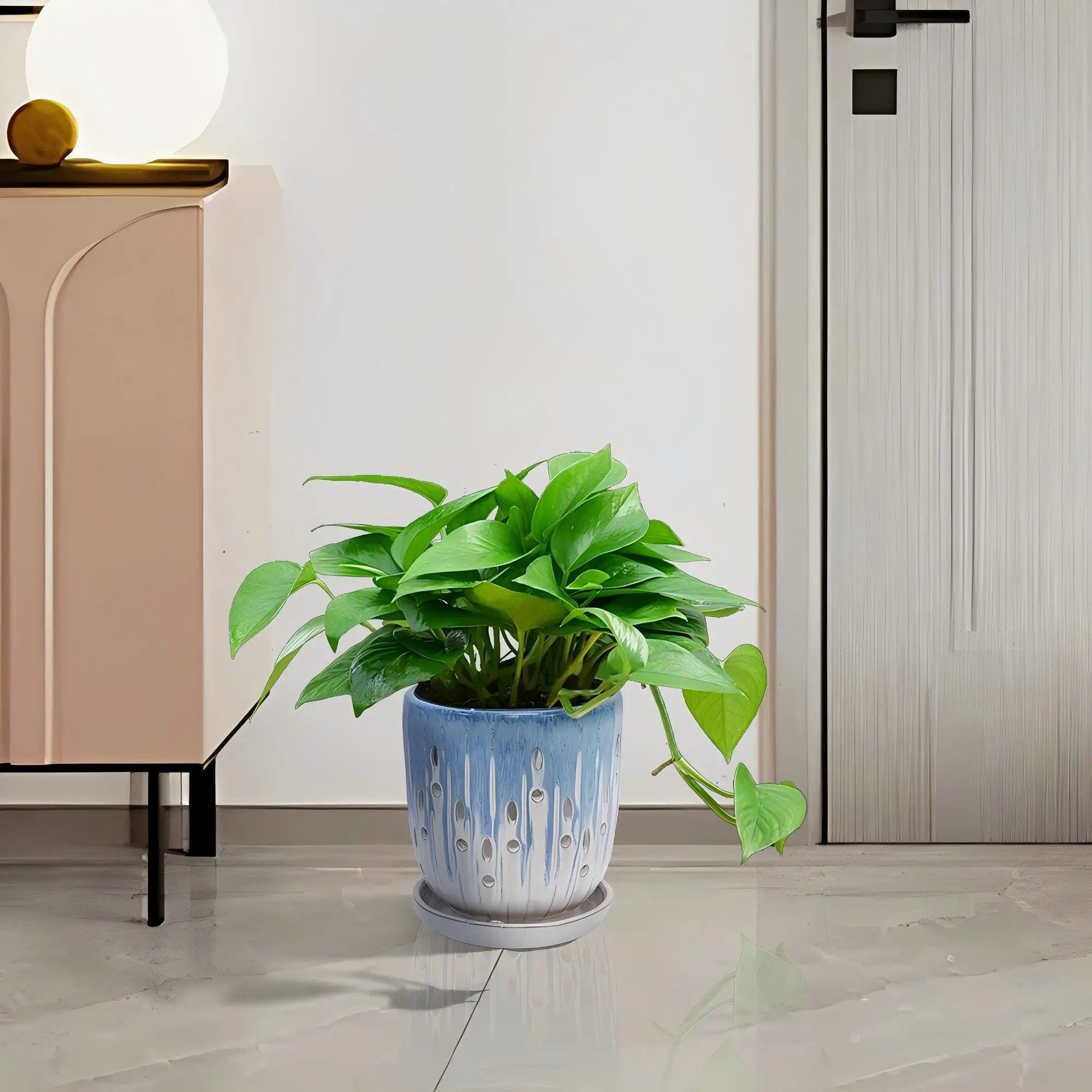 Flowerpot With Drainage Hole (Set of 2) by HouseOfZazla