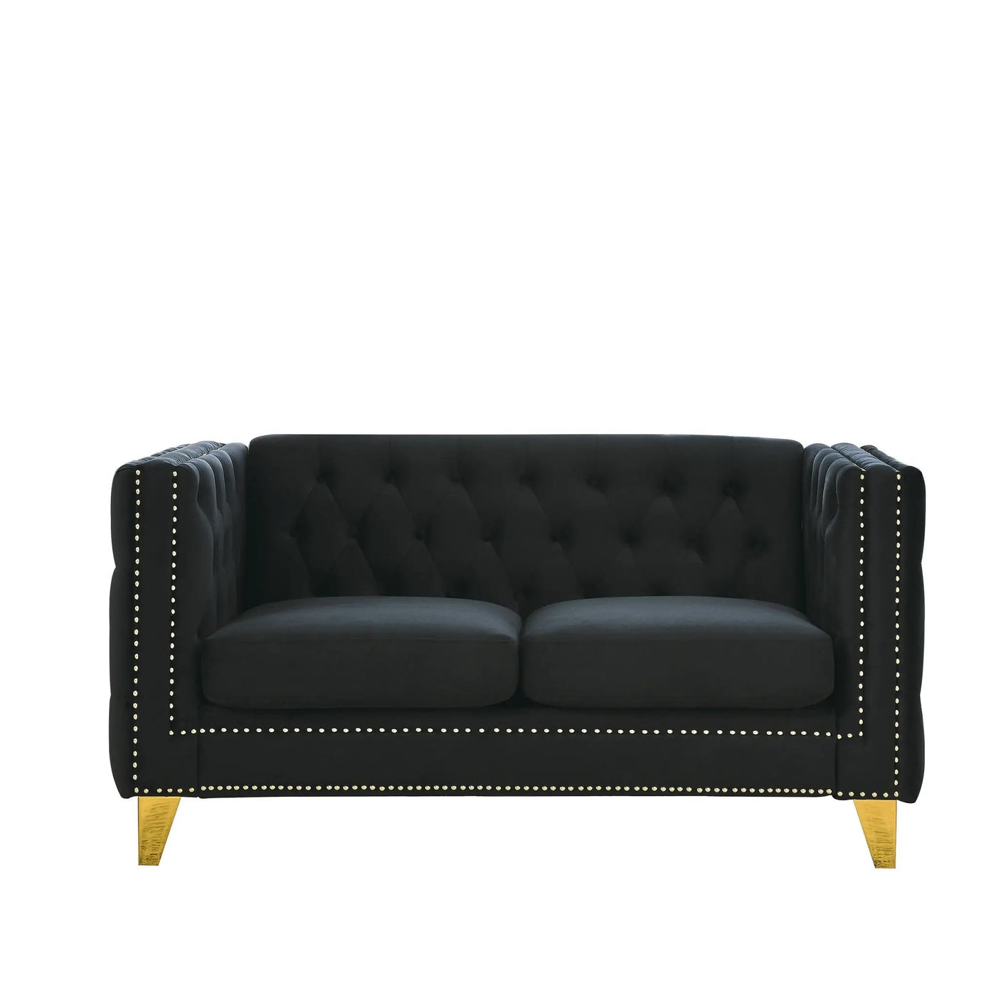 Upholstered Couch Sofa With Button Tufting For Living Room by HouseOfZazla
