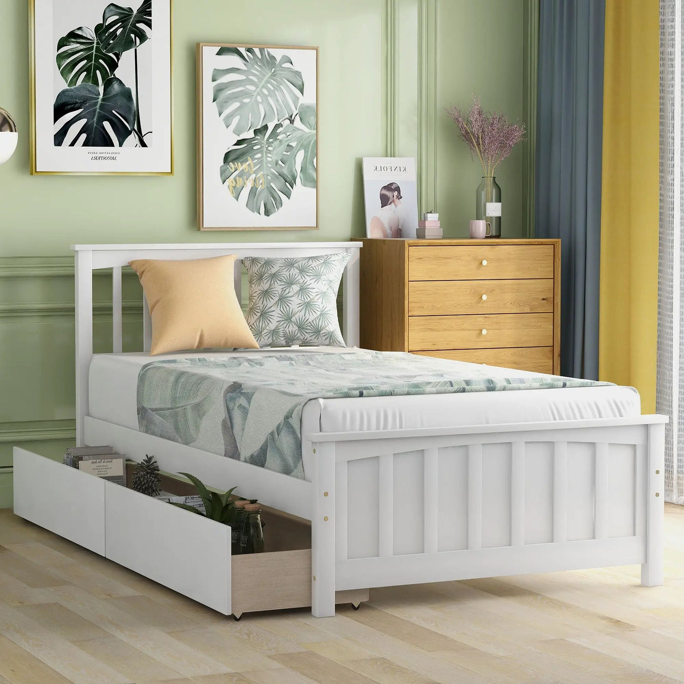 Platform Bed With Two Drawers by HouseOfZazla