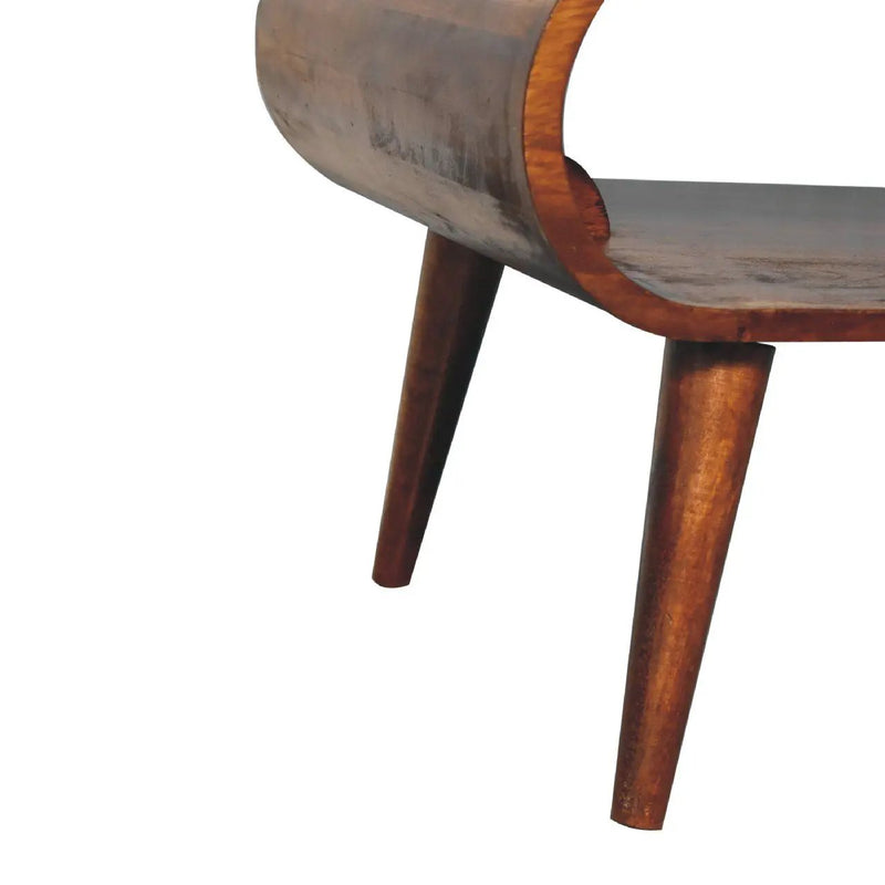 Solid Wood Open Coffee Table by HouseOfZazla