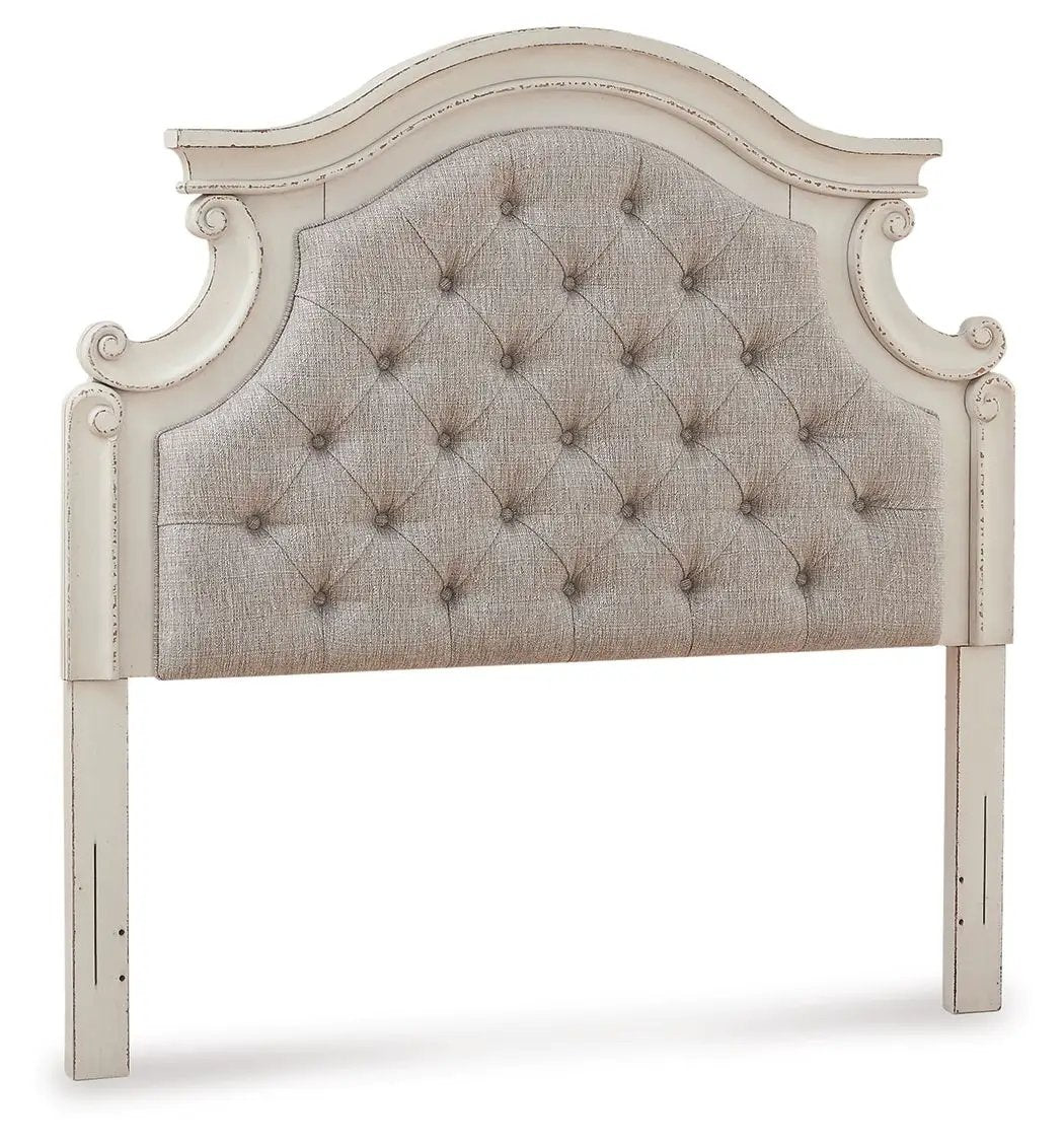 Realyn - Full UPH Panel Headboard - Chipped White by Unique Piece Furniture