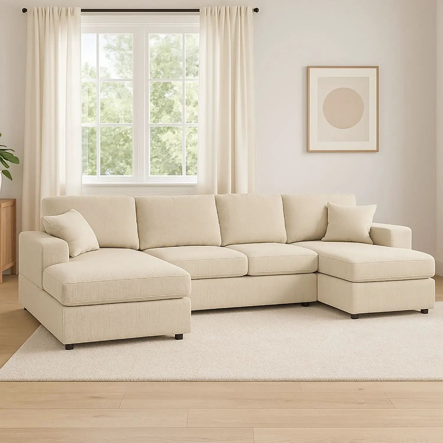 3 Piece Double Chaise Sectional Sofa by HouseOfZazla