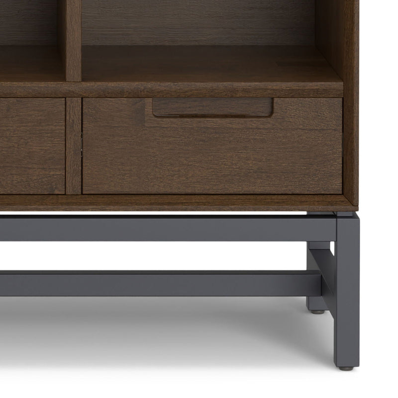 Banting - 9 Cube Bookcase With Drawers - Walnut Brown by HouseOfZazla