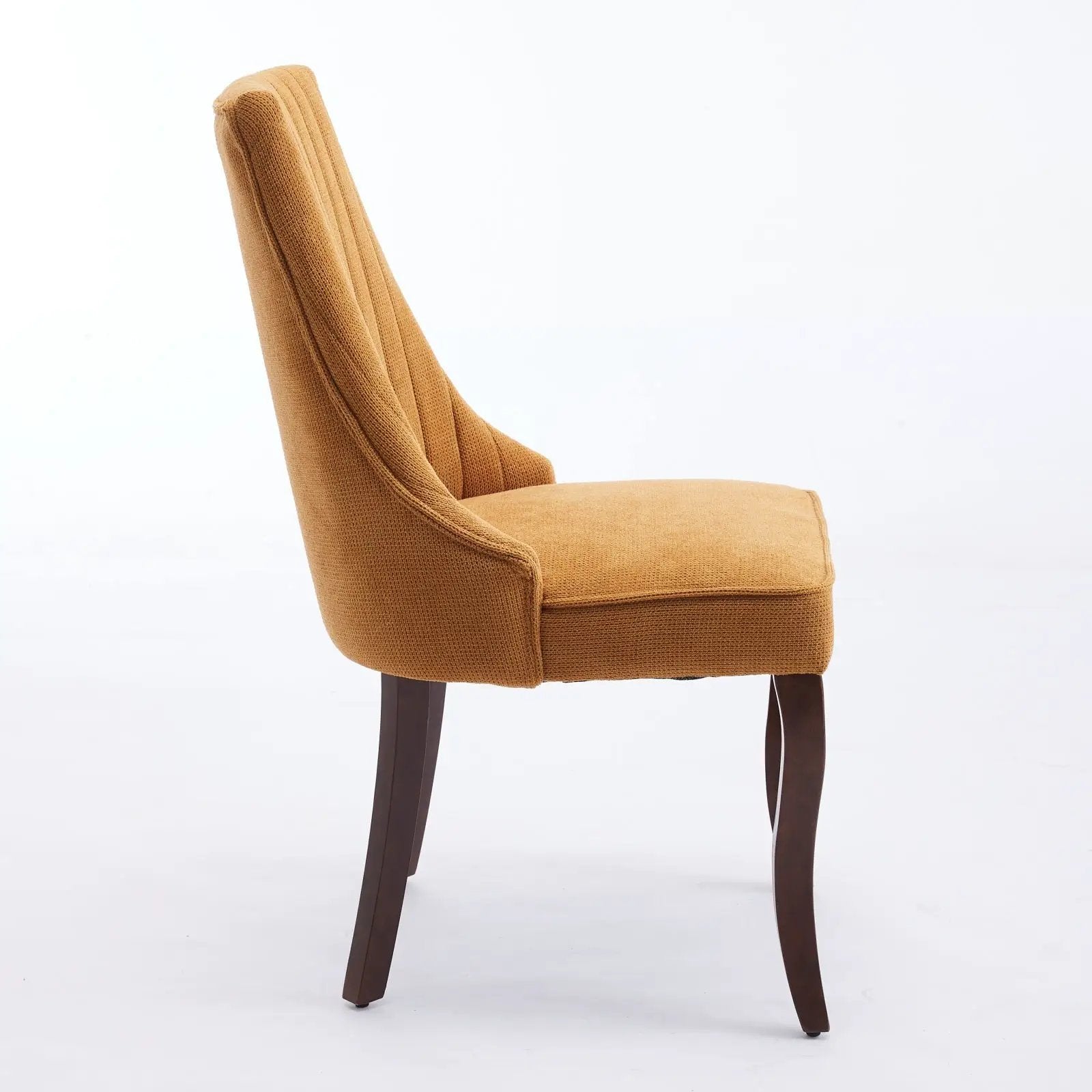 Set of 2 Rayon Cloth Flocking Linen Dining Chairs by BLAKHOM