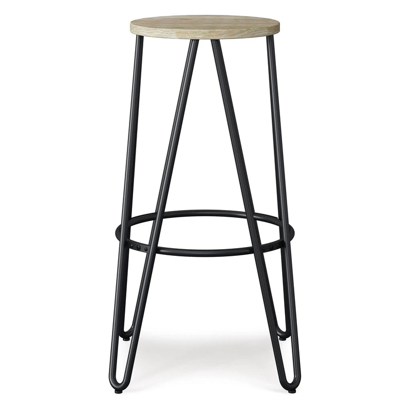 Simeon - Multifunctional Metal Stool With Wood Seat by Unique Piece Furniture