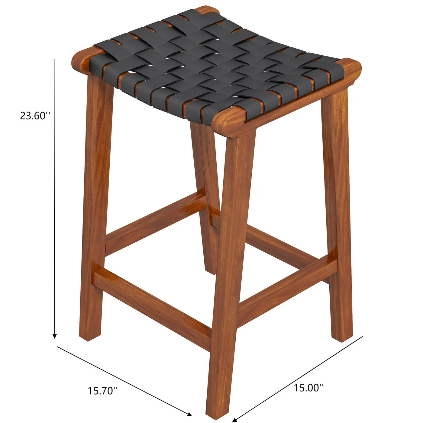 James - Mid-Century Modern Genuine Counter Stool by Unique Piece Furniture