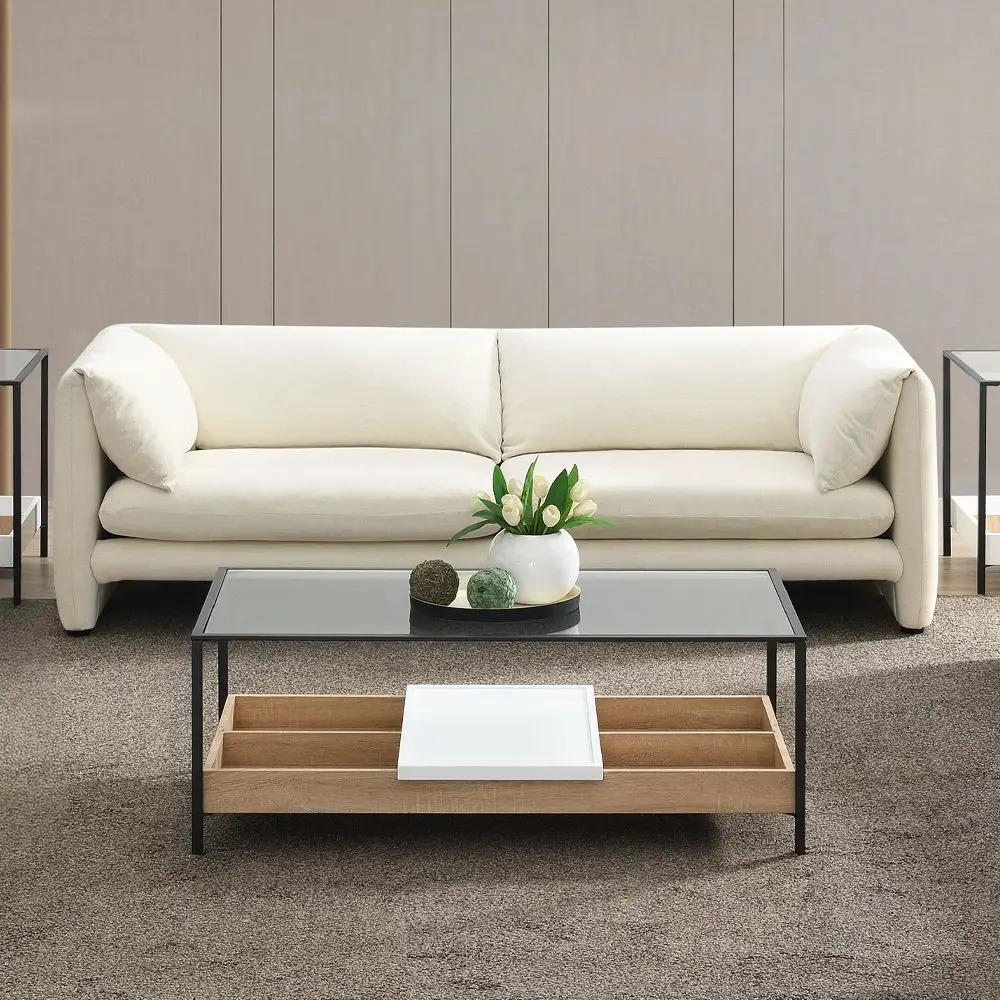 Jaeda - Sofa - Beige Linen by Unique Piece Furniture