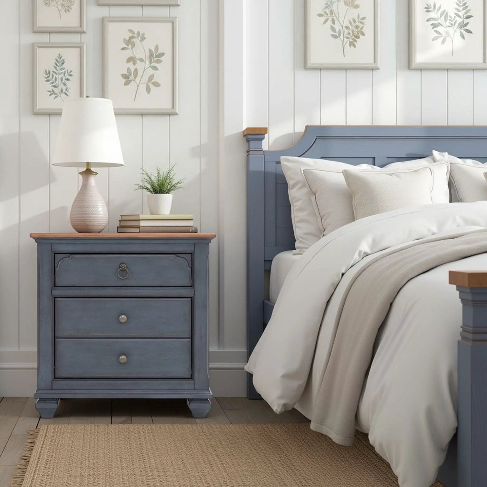 Nightstand - Blue by Unique Piece Furniture