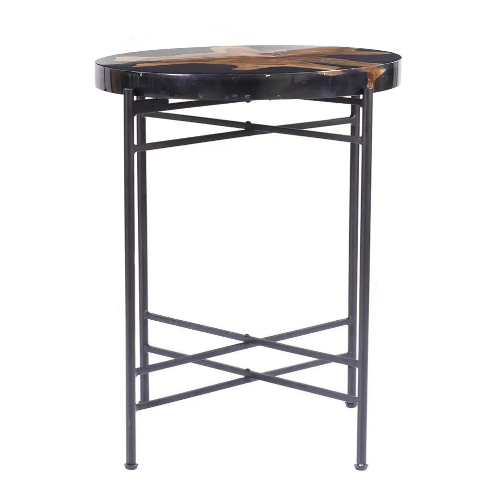 Side Table - Black / Brown by HouseOfZazla