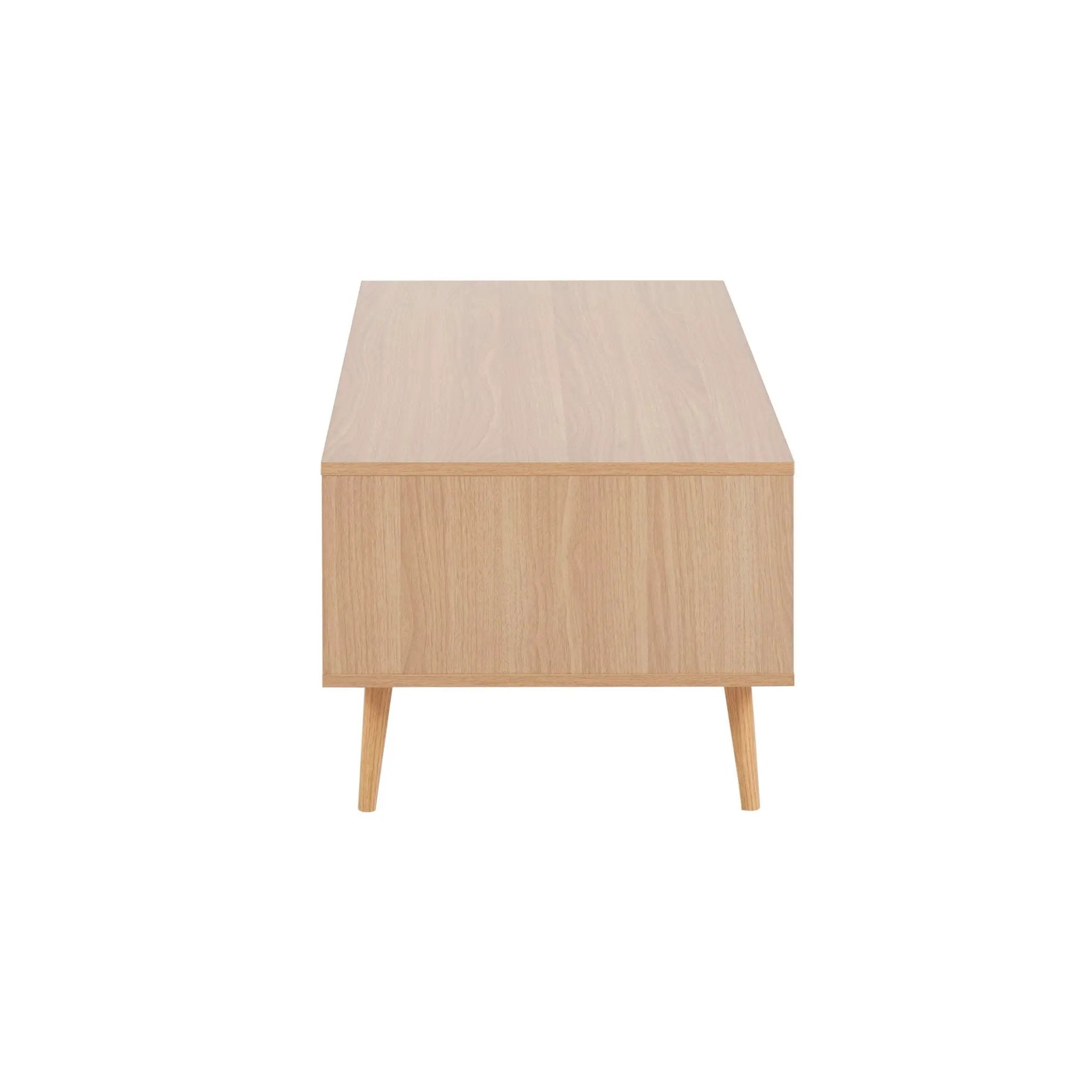 Astro - Contemporary Coffee Table - Natural / White by HouseOfZazla