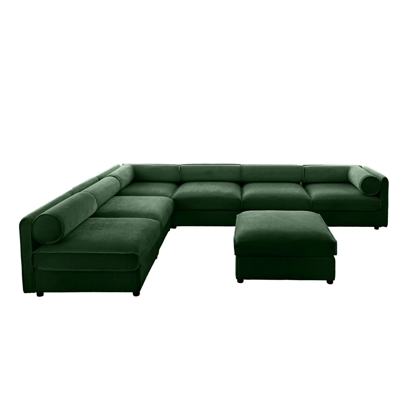Modern Modular Sectional Sofa With Storag, Contemporary Cylindrical Design by HouseOfZazla