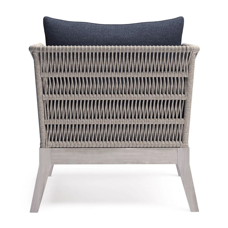 Santiago - Outdoor Conversation Chair - Slate Gray by HouseOfZazla