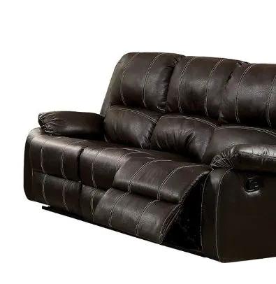 Zuriel - Synthetic Recliner Sofa by HouseOfZazla