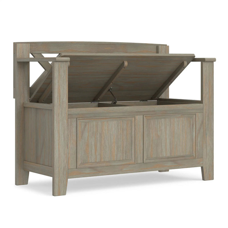 Amherst - Small Transitional Entryway Storage Bench by HouseOfZazla