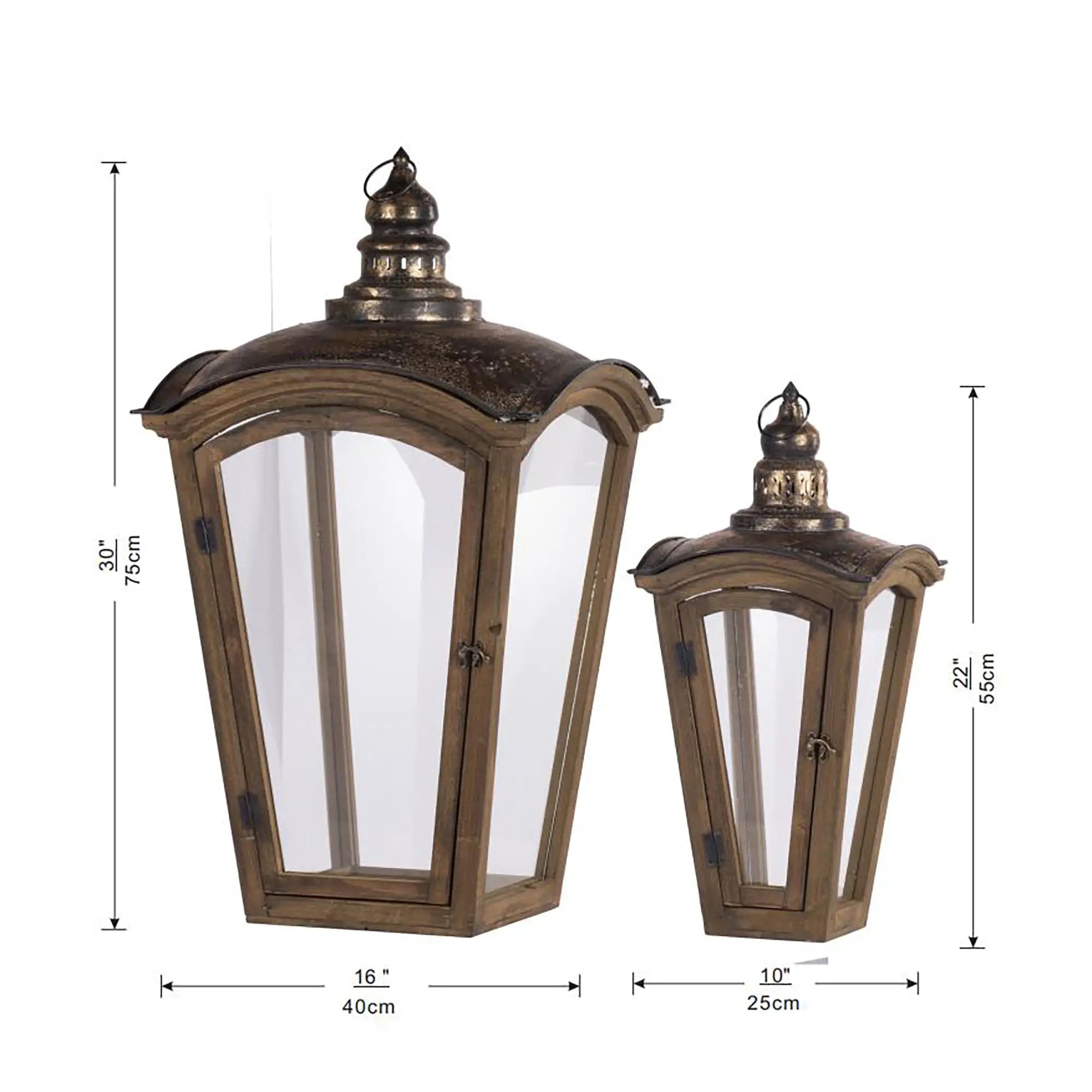 S/2 Coach House Lanterns by HouseOfZazla