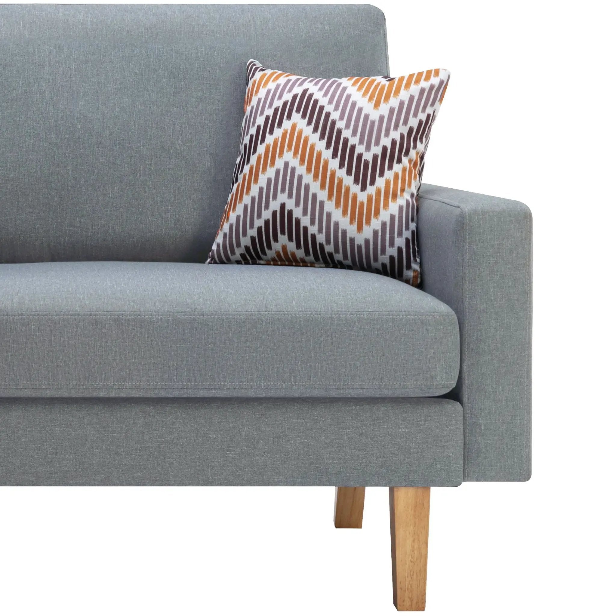 Bahamas - Minimalistic Sofa With 2 Throw Pillows by Unique Piece Furniture