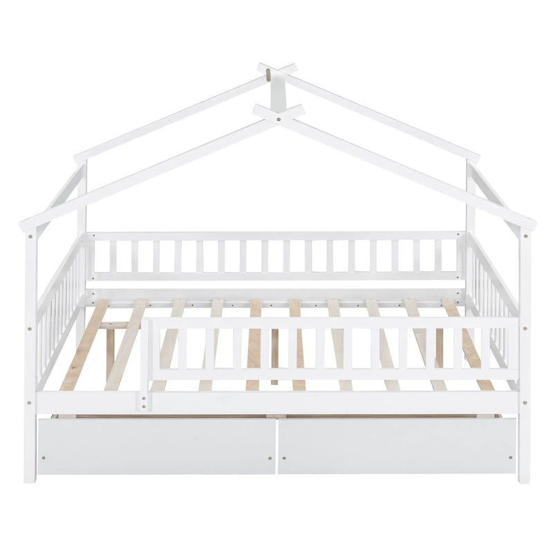 House Bed With 2 Drawers by HouseOfZazla