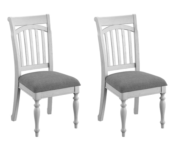 Slat Back Dining Chairs (Set of 2) - Gray
