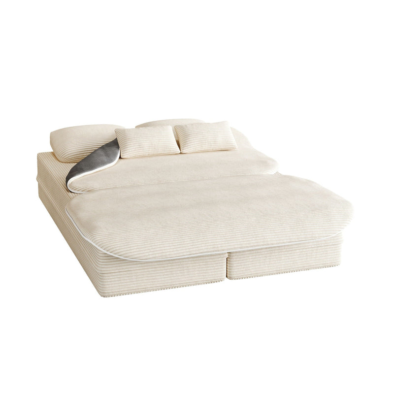 2 In 1 Foldable Sofa Bed With Multi Functional Blanket by HouseOfZazla