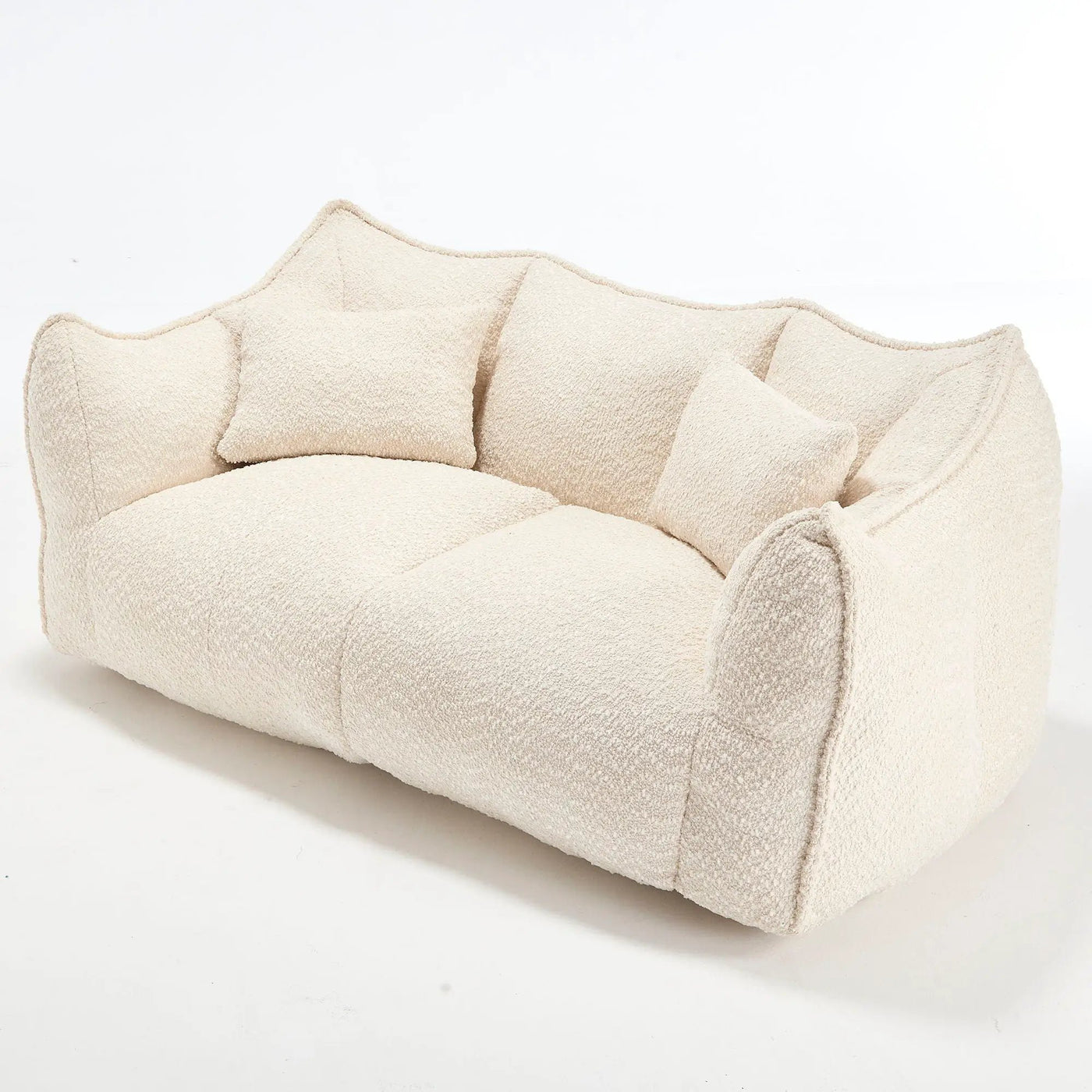 Comfortable Dual Beanbag Chair With High Resilience Foam Core For 2 People by HouseOfZazla