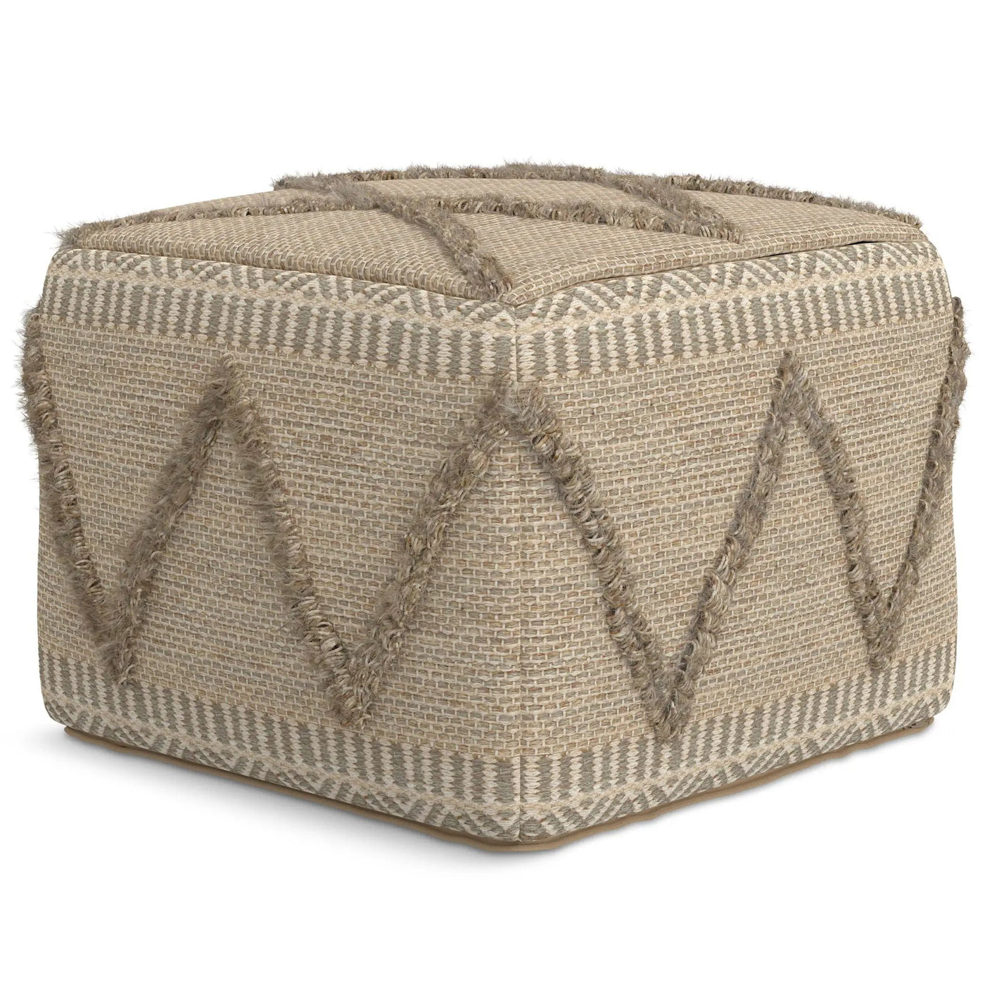 Sweeney - Upholstered Square Pouf by Unique Piece Furniture