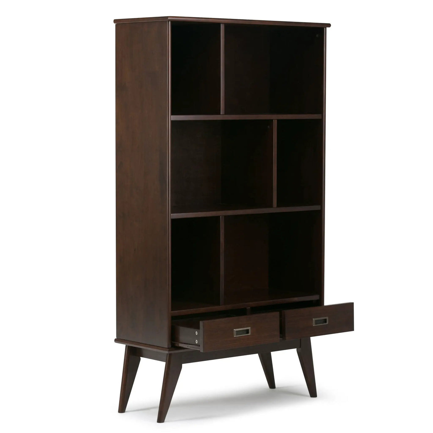 Draper - Mid Century Wide Bookcase And Storage Unit by Unique Piece Furniture
