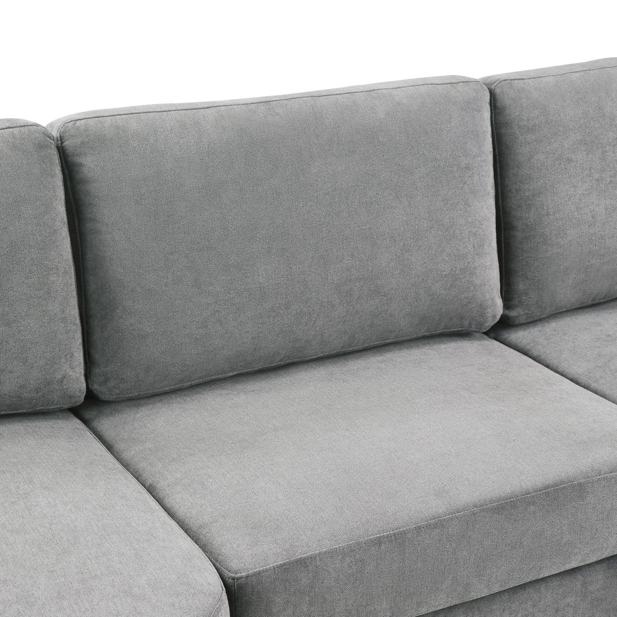 Modern 3 Seater Upholstered Sofa With Curved Design by HouseOfZazla