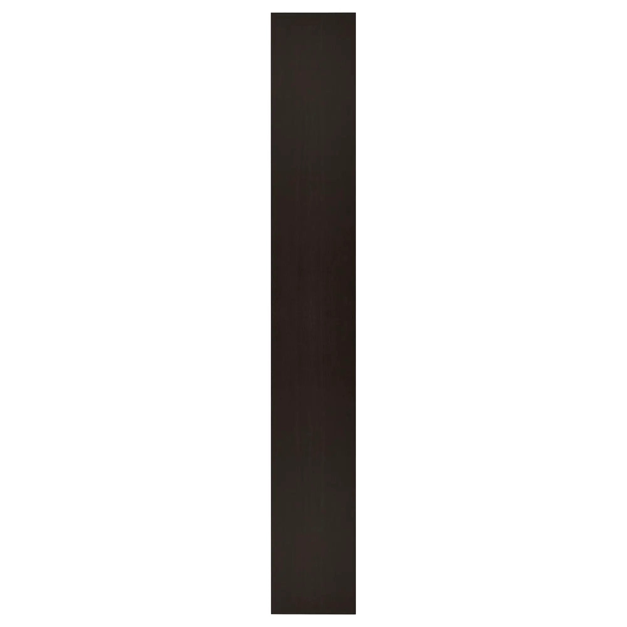Rectangular Bookcase Tall Slim Storage With 9 Shelves - Brown