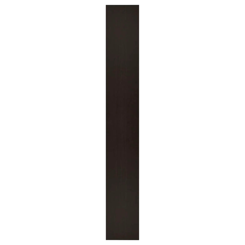 Rectangular Bookcase Tall Slim Storage With 9 Shelves - Brown