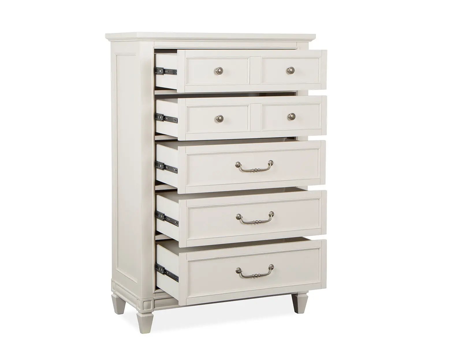 Willowbrook - Drawer Chest - Egg Shell White With Slight Rub Through by Unique Piece Furniture