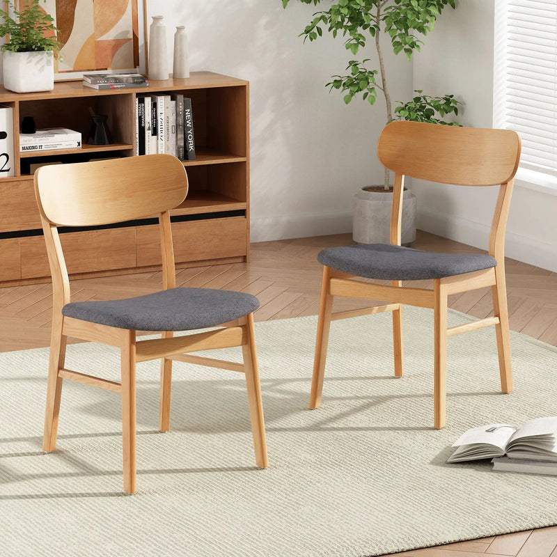 Dining Chairs With Cushioned Seat (Set of 2) by HouseOfZazla