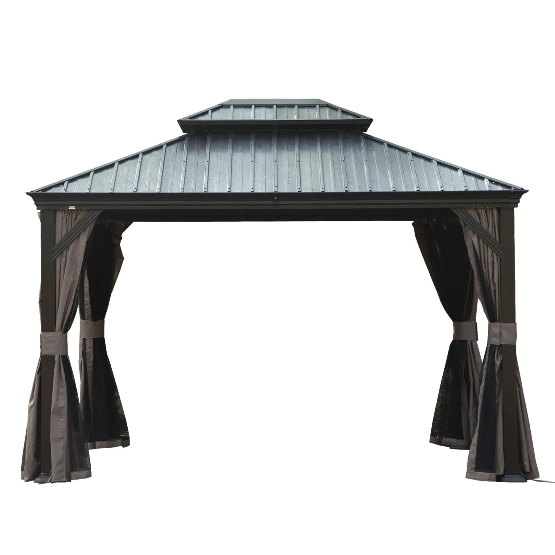 12' X 14' Hardtop Gazebo With Drainage System by HouseOfZazla